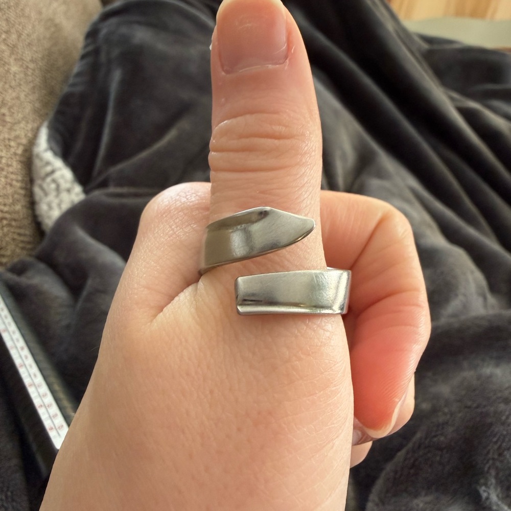 Silver Spoon Ring - Picture 2 of 2